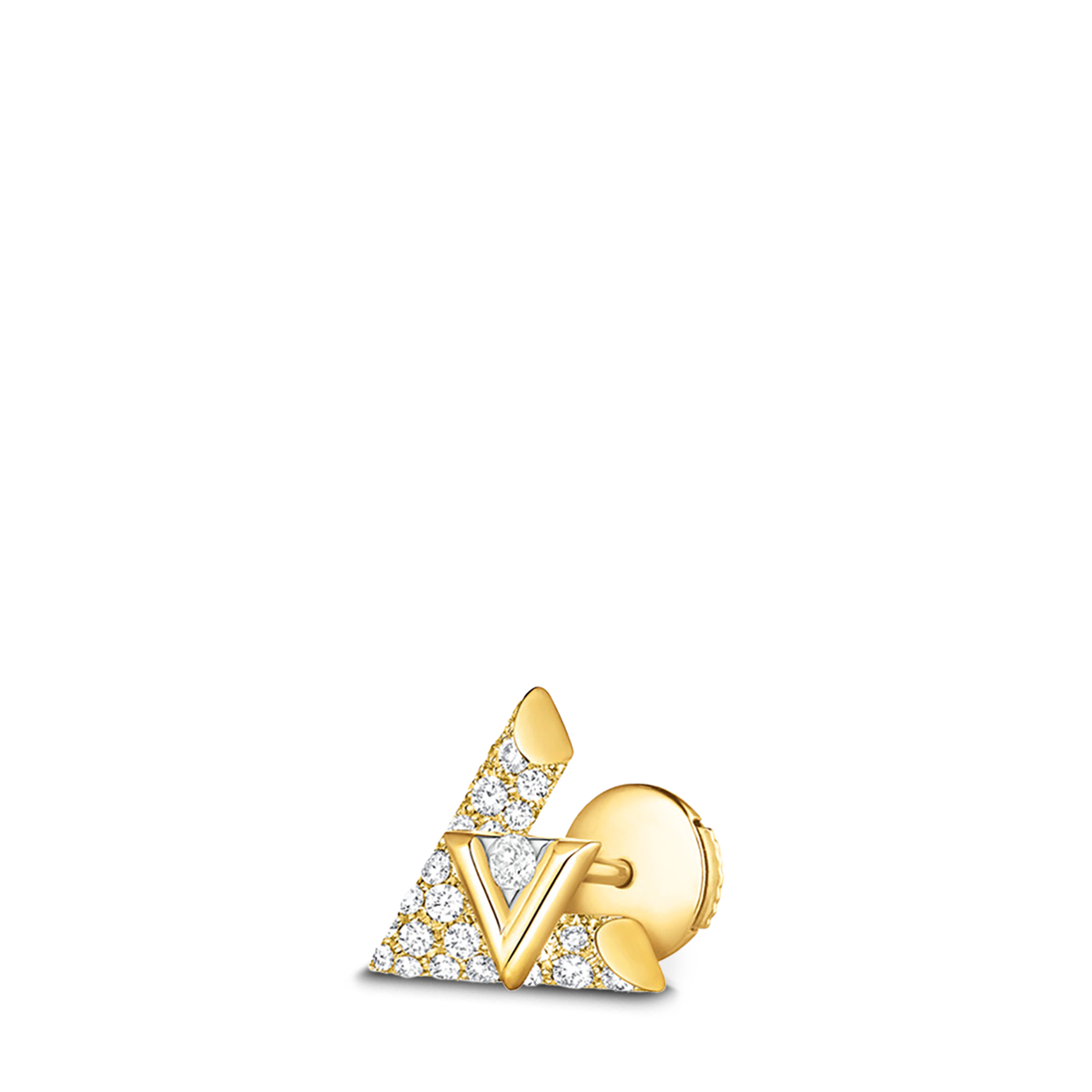 Pendiente de botón LV Volt One  Joyería Categorías Pendientes | LOUIS VUITTON (Zoom de producto)