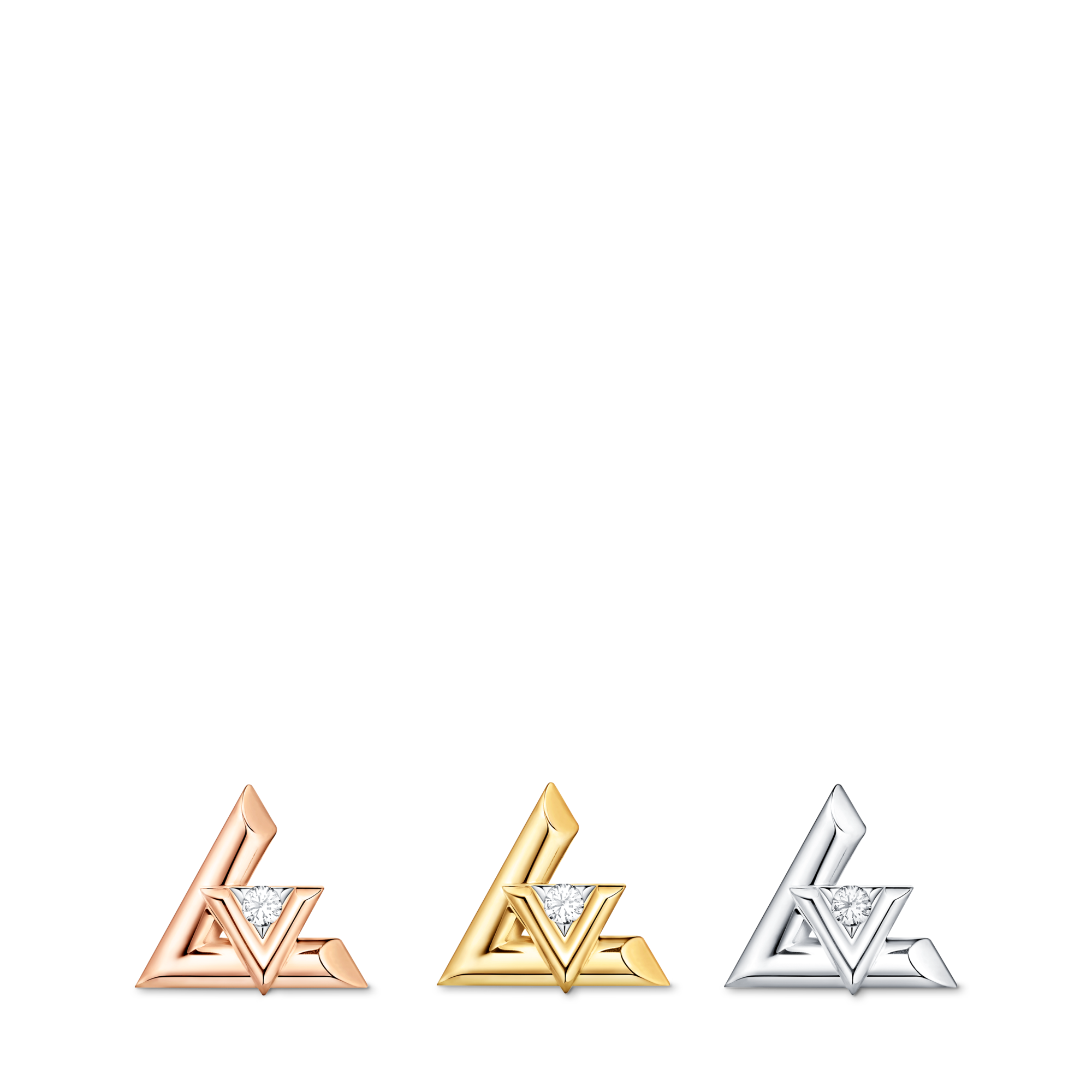 Pendiente de botón LV Volt One de oro rosa y diamante (UNIDAD)  Joyería Categorías Joyería | LOUIS VUITTON (Zoom de producto)