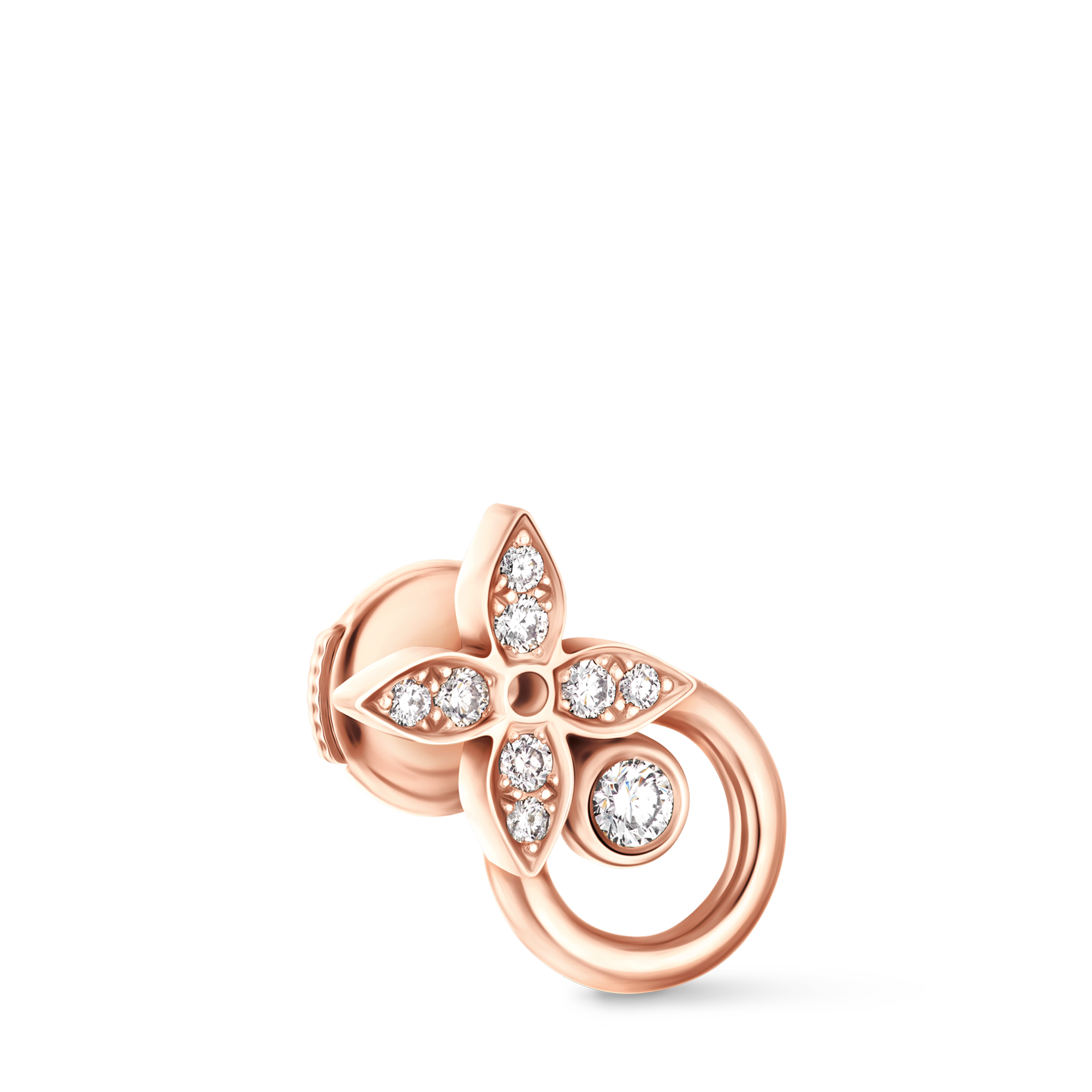 Pendiente Idylle Blossom de oro rosa y diamantes  Joyería Categorías Pendientes | LOUIS VUITTON (Zoom de producto)