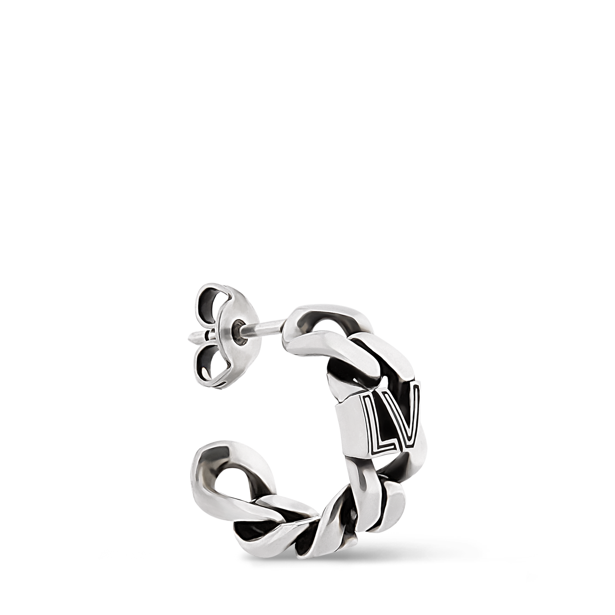 Pendiente único de cadena LV Club S00 Hombre Joyería Pendientes | LOUIS VUITTON (Zoom de producto)