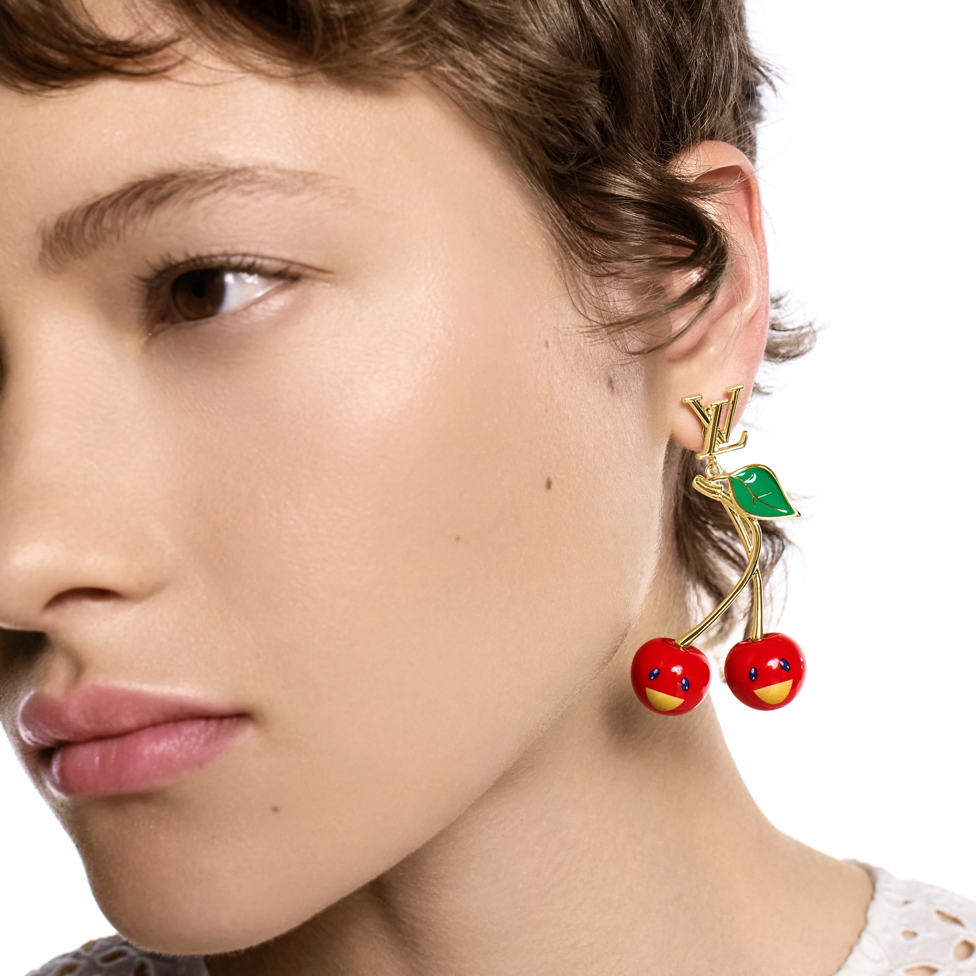 Pendientes Cerise LV x TM S00 Mujer Bisutería Pendientes | LOUIS VUITTON (Zoom de producto)