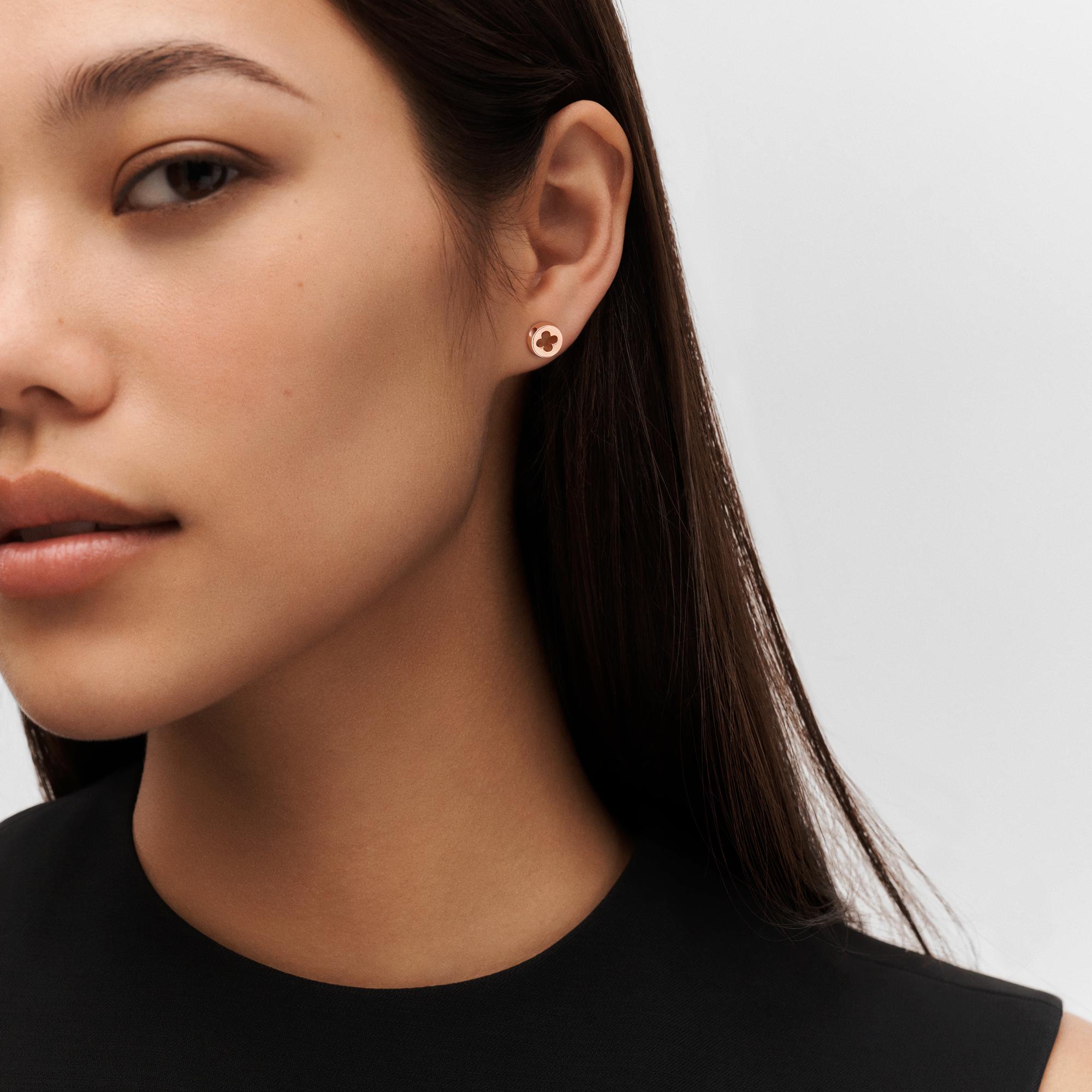 Pendientes De Botón Empreinte De Oro Rosa  Joyería Categorías Joyería | LOUIS VUITTON (Zoom de producto)
