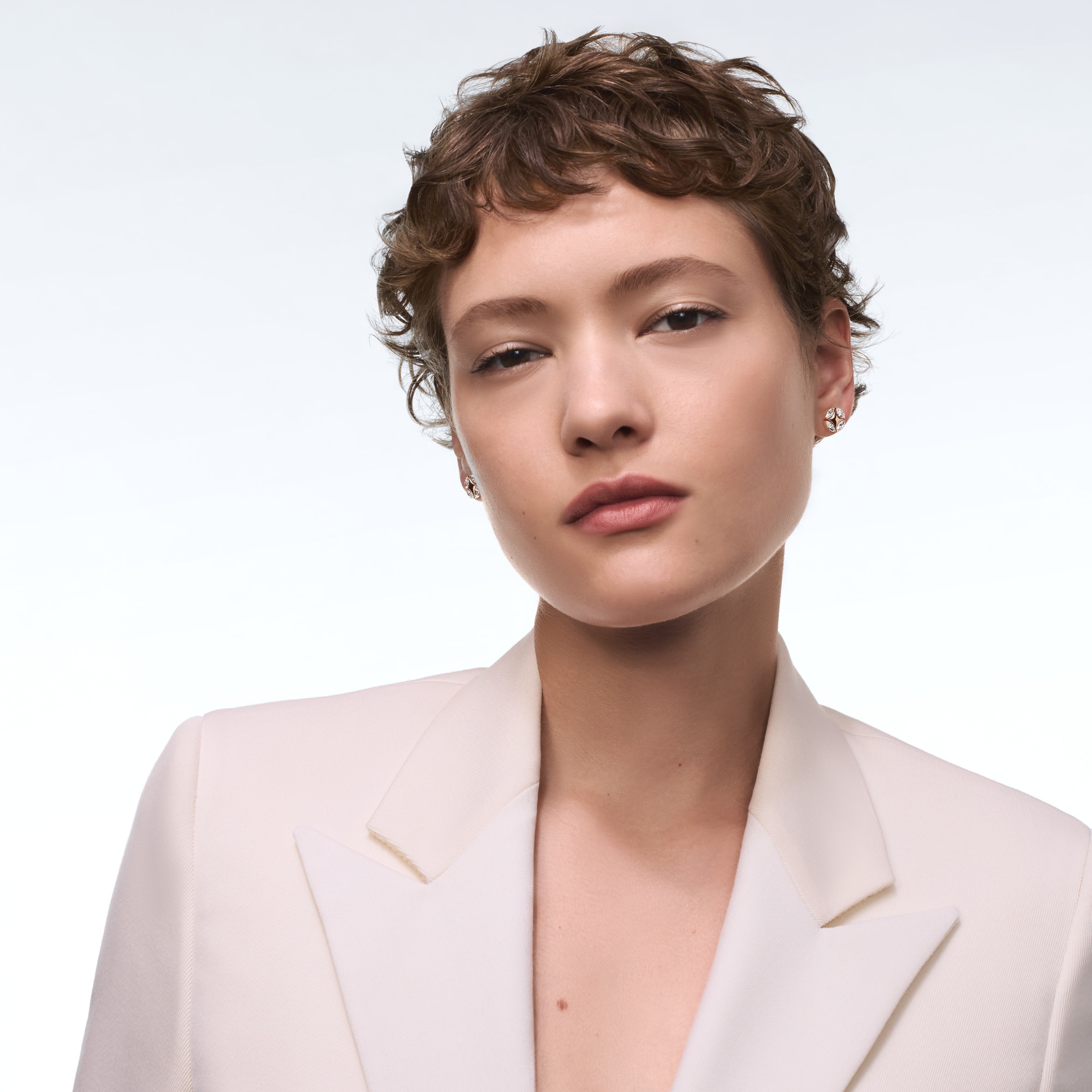 Pendientes de botón Galaxie de oro rosa y diamantes  Les Extraordinaires Joyería Pendientes | LOUIS VUITTON (Zoom de producto)