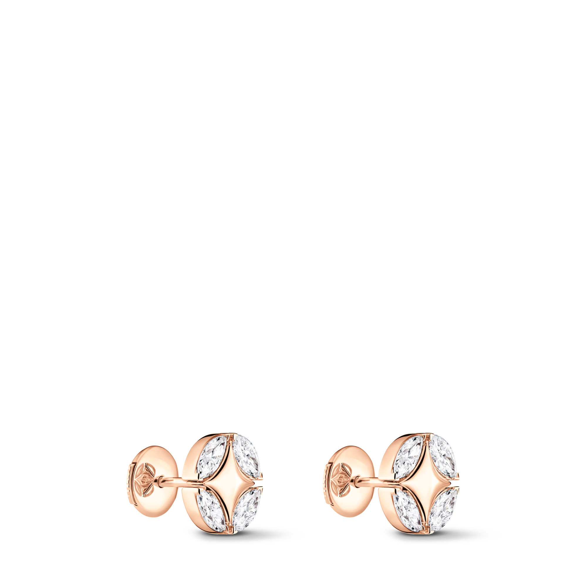 Pendientes de botón Galaxie de oro rosa y diamantes  Les Extraordinaires Joyería Pendientes | LOUIS VUITTON (Zoom de producto)