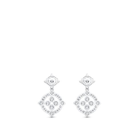 Pendientes Dentelle de oro blanco con diamantes Joyería Categorías Joyería | LOUIS VUITTON (Zoom de producto)