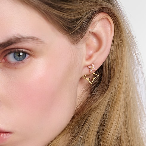 Pendientes Flowergram Strass S00 Mujer Bisutería Toda la bisutería | LOUIS VUITTON (Zoom de producto)