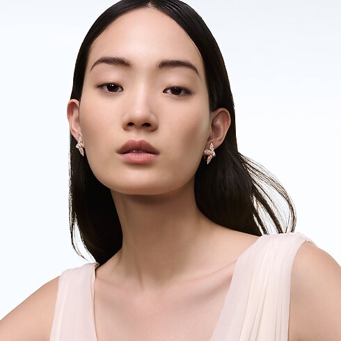 Pendientes Idylle Blossom de oro rosa y diamantes Les Extraordinaires Joyería Pendientes | LOUIS VUITTON (Zoom de producto)