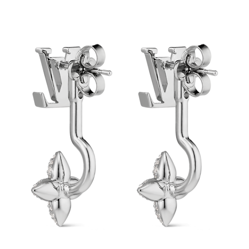 Pendientes Louisette Signature Strass S00 Mujer Fashion Jewelry Toda la bisutería | LOUIS VUITTON (Zoom de producto)