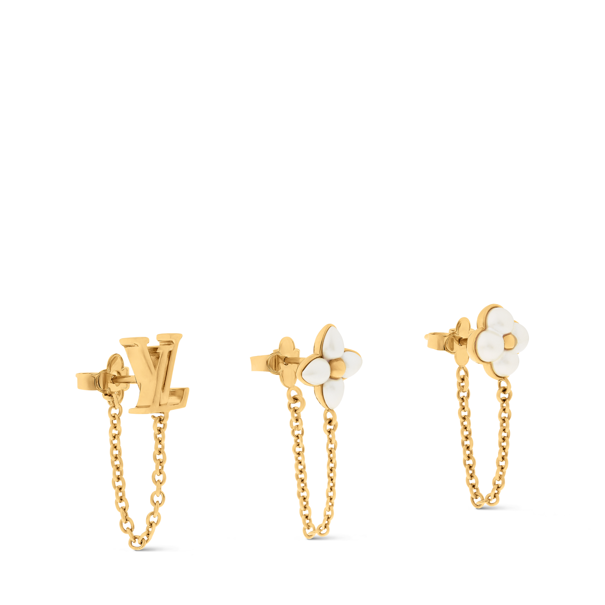 Pendientes LV Floragram S00 Mujer Bisutería Pendientes | LOUIS VUITTON (Zoom de producto)