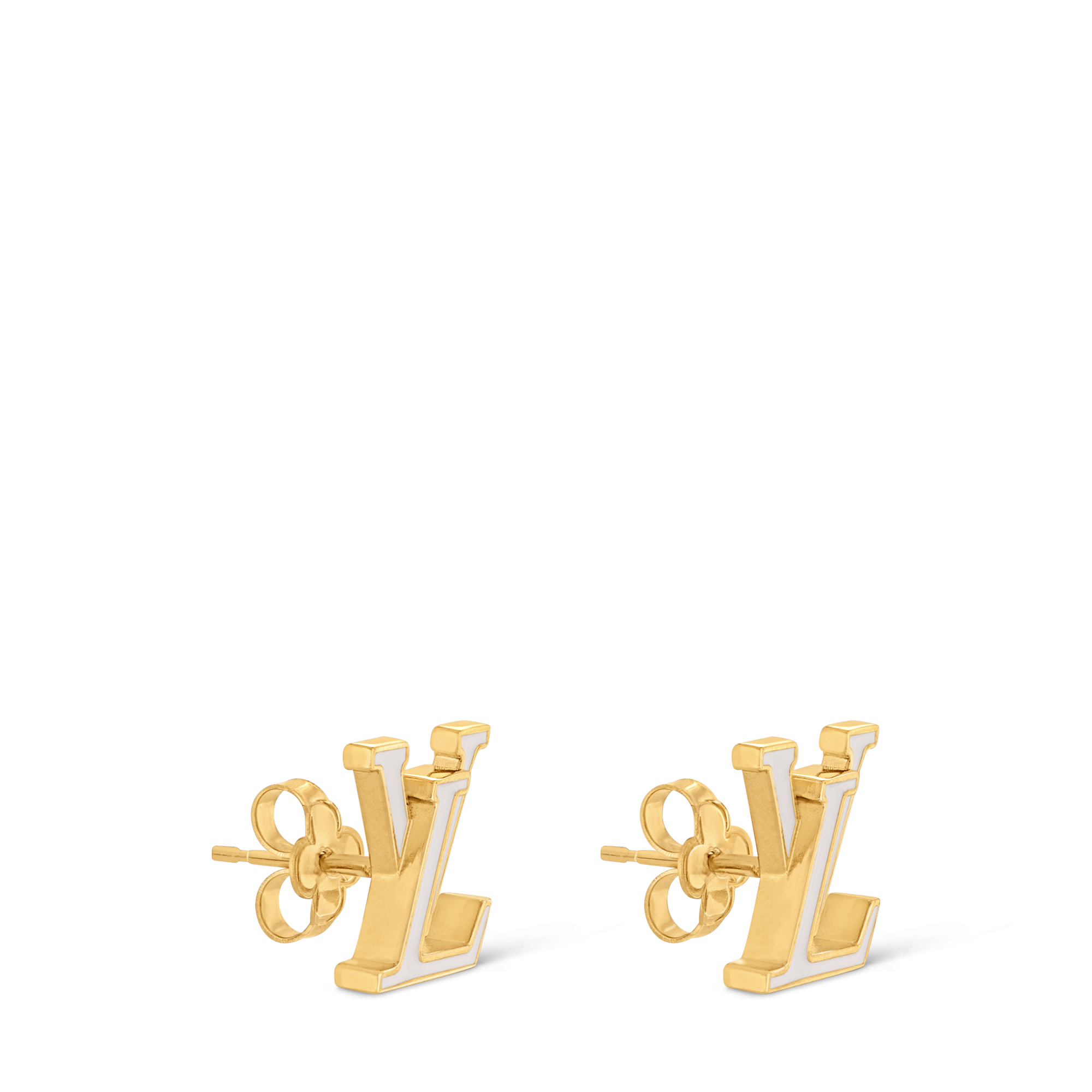 Pendientes LV Iconic Enamel S00 Mujer Bisutería Toda la bisutería | LOUIS VUITTON (Zoom de producto)