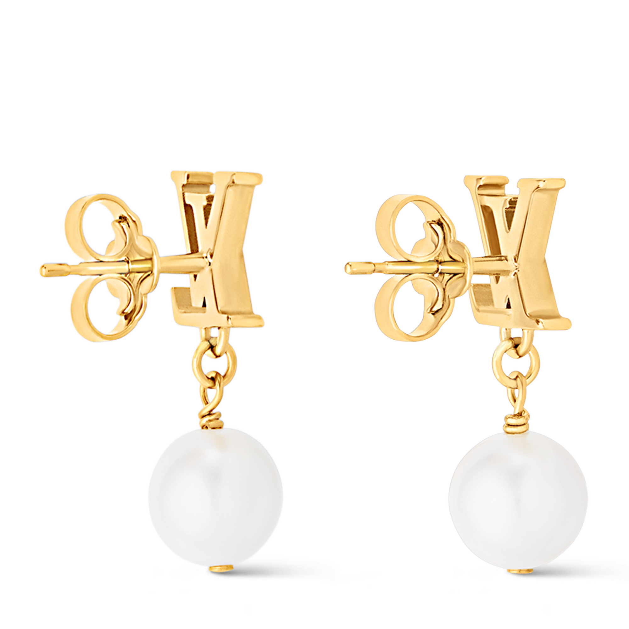 Pendientes LV Iconic Louisa S00 Mujer Bisutería Pendientes | LOUIS VUITTON (Zoom de producto)