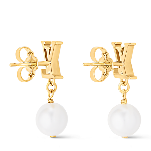 Pendientes LV Iconic Louisa S00 Mujer Bisutería Pendientes | LOUIS VUITTON (Zoom de producto)