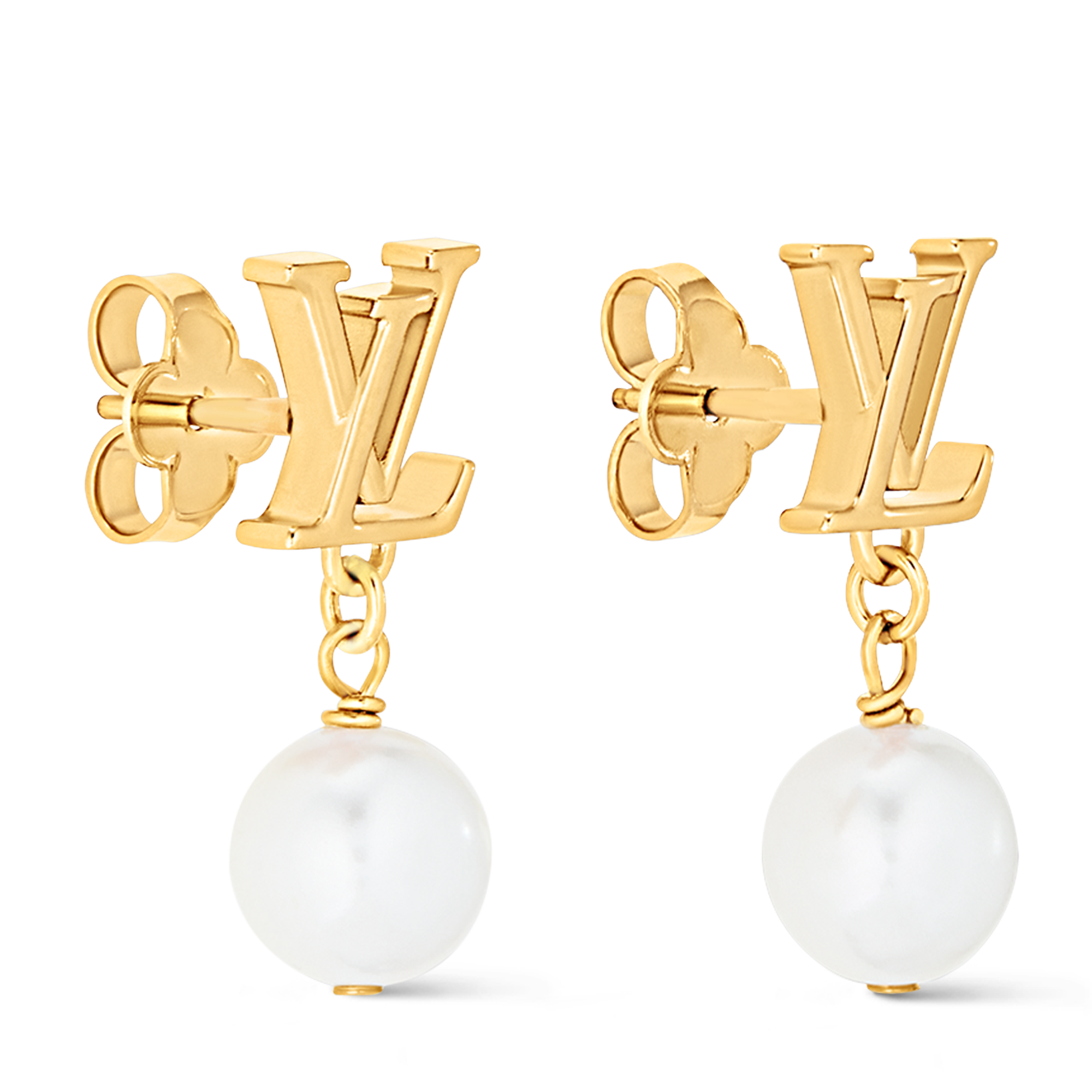 Pendientes LV Iconic Louisa S00 Mujer Bisutería Pendientes | LOUIS VUITTON (Zoom de producto)