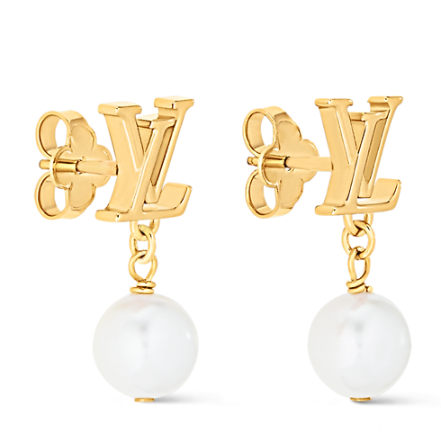 Pendientes LV Iconic Louisa S00 Mujer Bisutería Pendientes | LOUIS VUITTON (Zoom de producto)