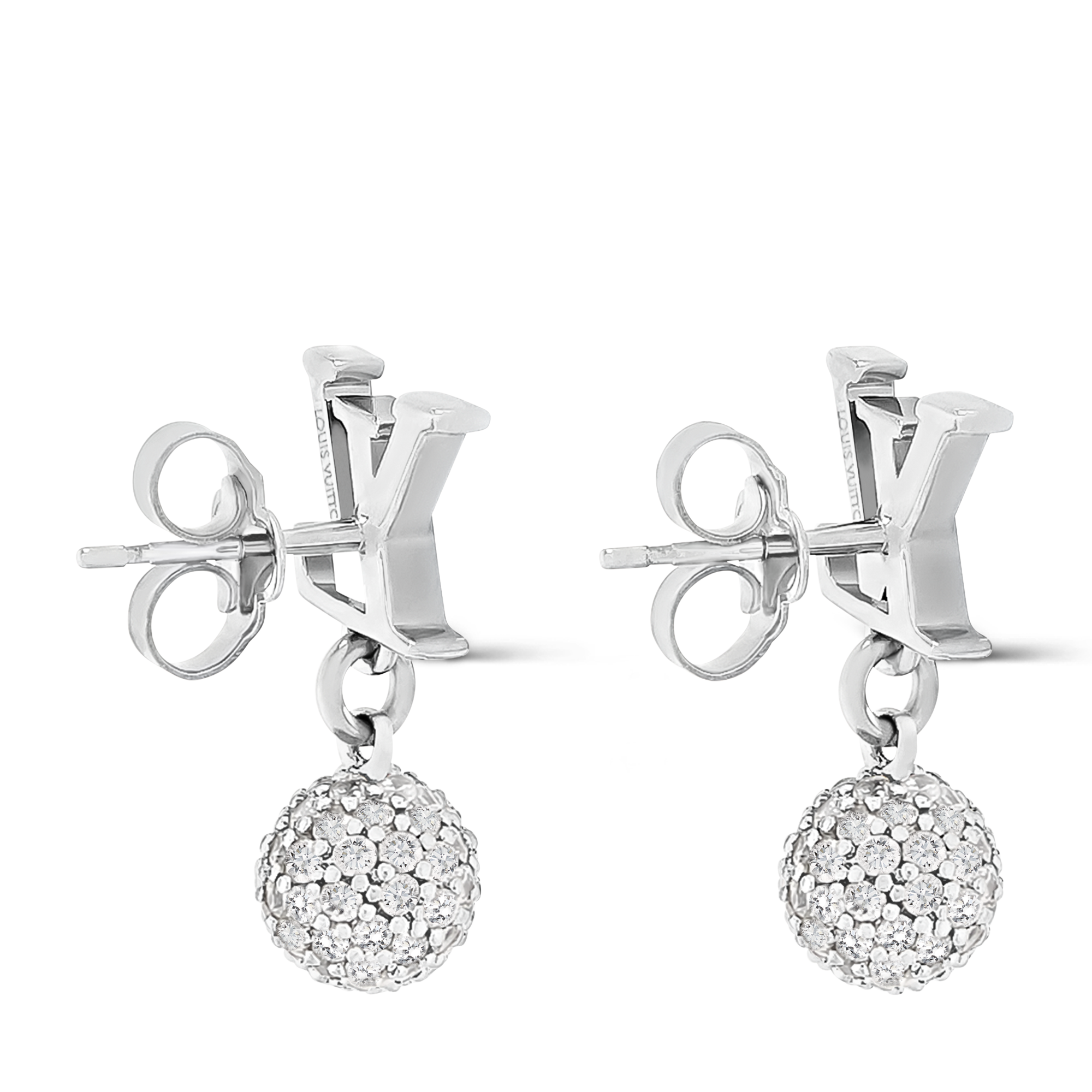 Pendientes LV Iconic Louisa Strass S00 Mujer Bisutería Pendientes | LOUIS VUITTON (Zoom de producto)