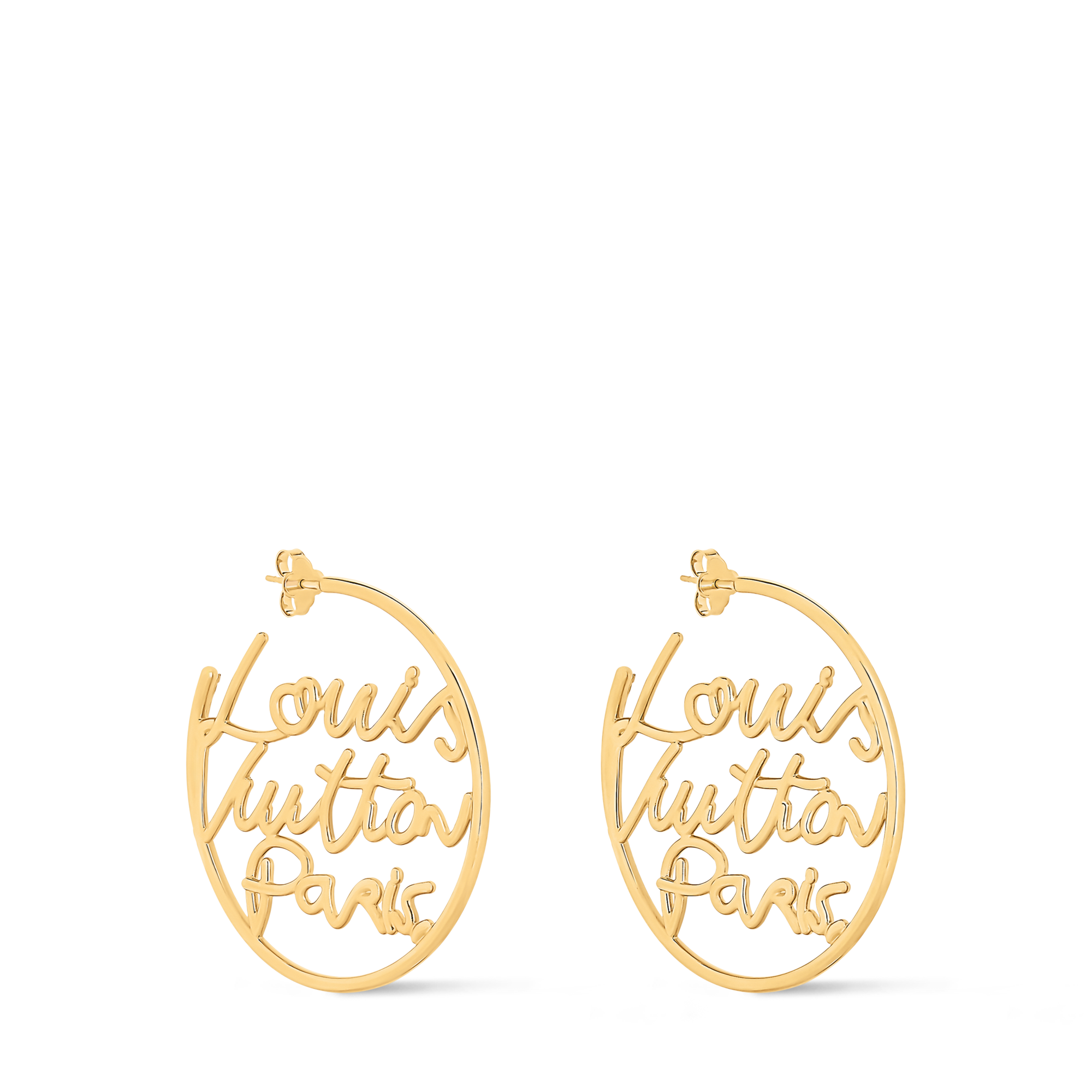 Pendientes LV Script S00 Mujer Bisutería Toda la bisutería | LOUIS VUITTON (Zoom de producto)