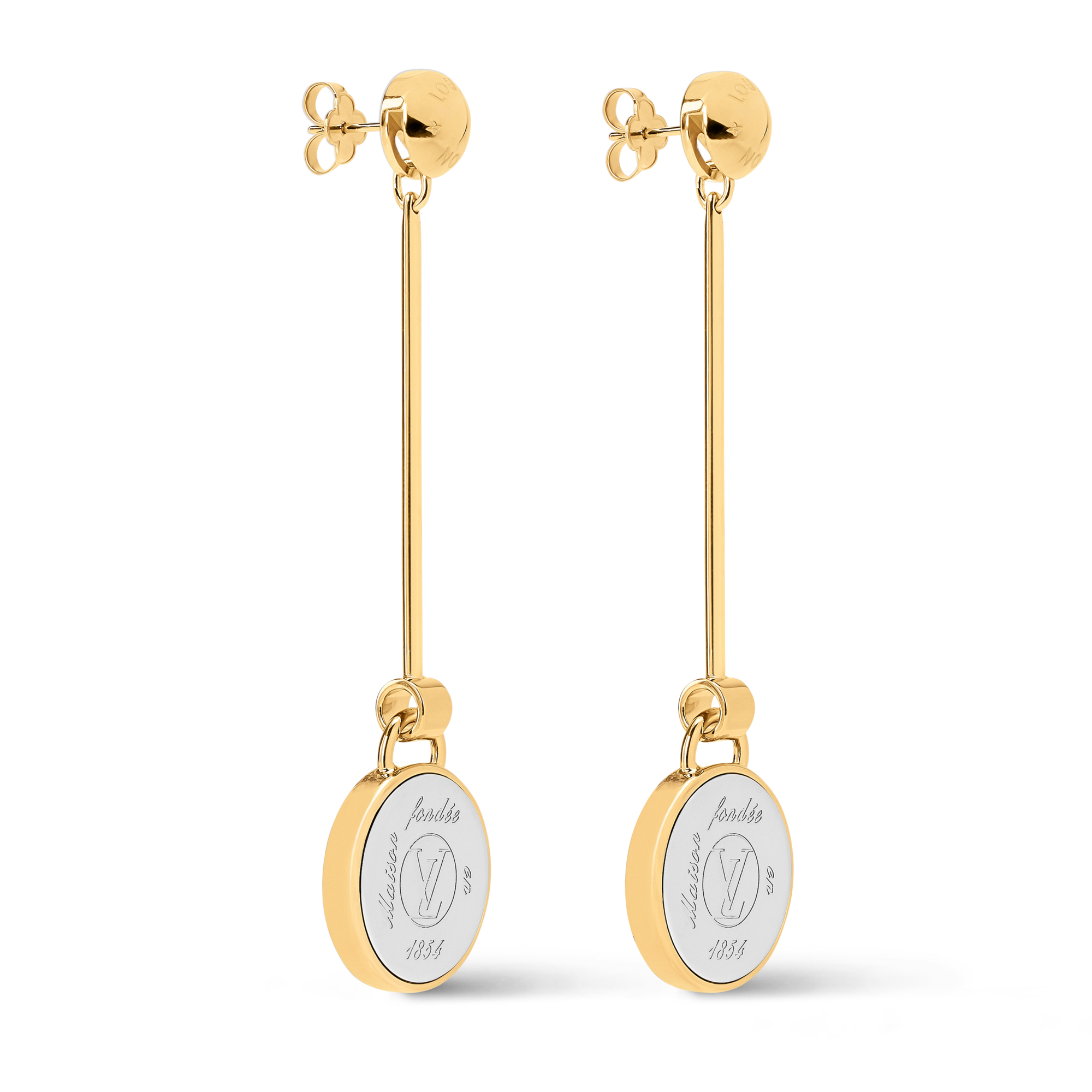 Pendientes LV Signet S00 Mujer Bisutería Pendientes | LOUIS VUITTON (Zoom de producto)