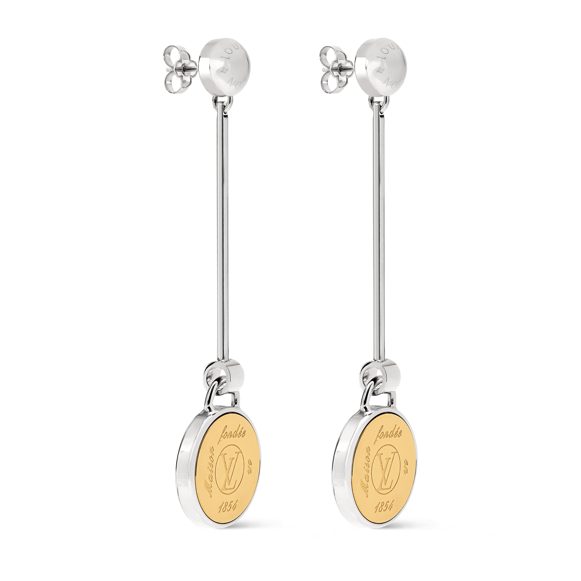 Pendientes LV Signet S00 Mujer Bisutería Pendientes | LOUIS VUITTON (Zoom de producto)