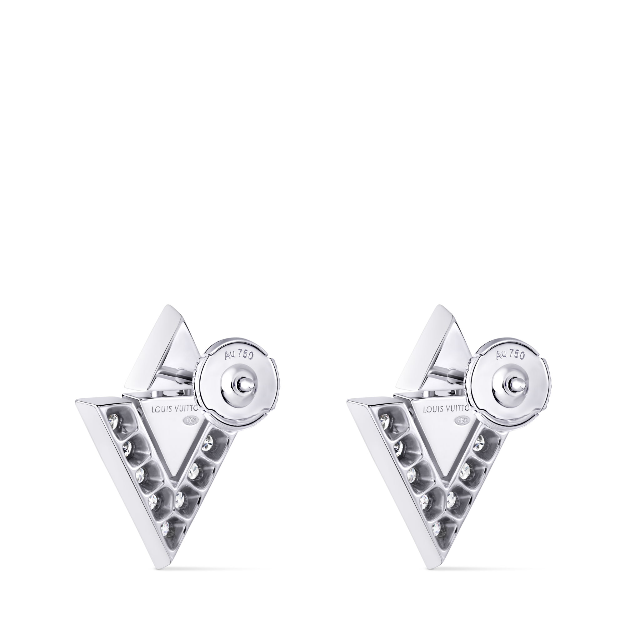 Pendientes Pure V de oro blanco y diamantes  Joyería Categorías Pendientes | LOUIS VUITTON (Zoom de producto)