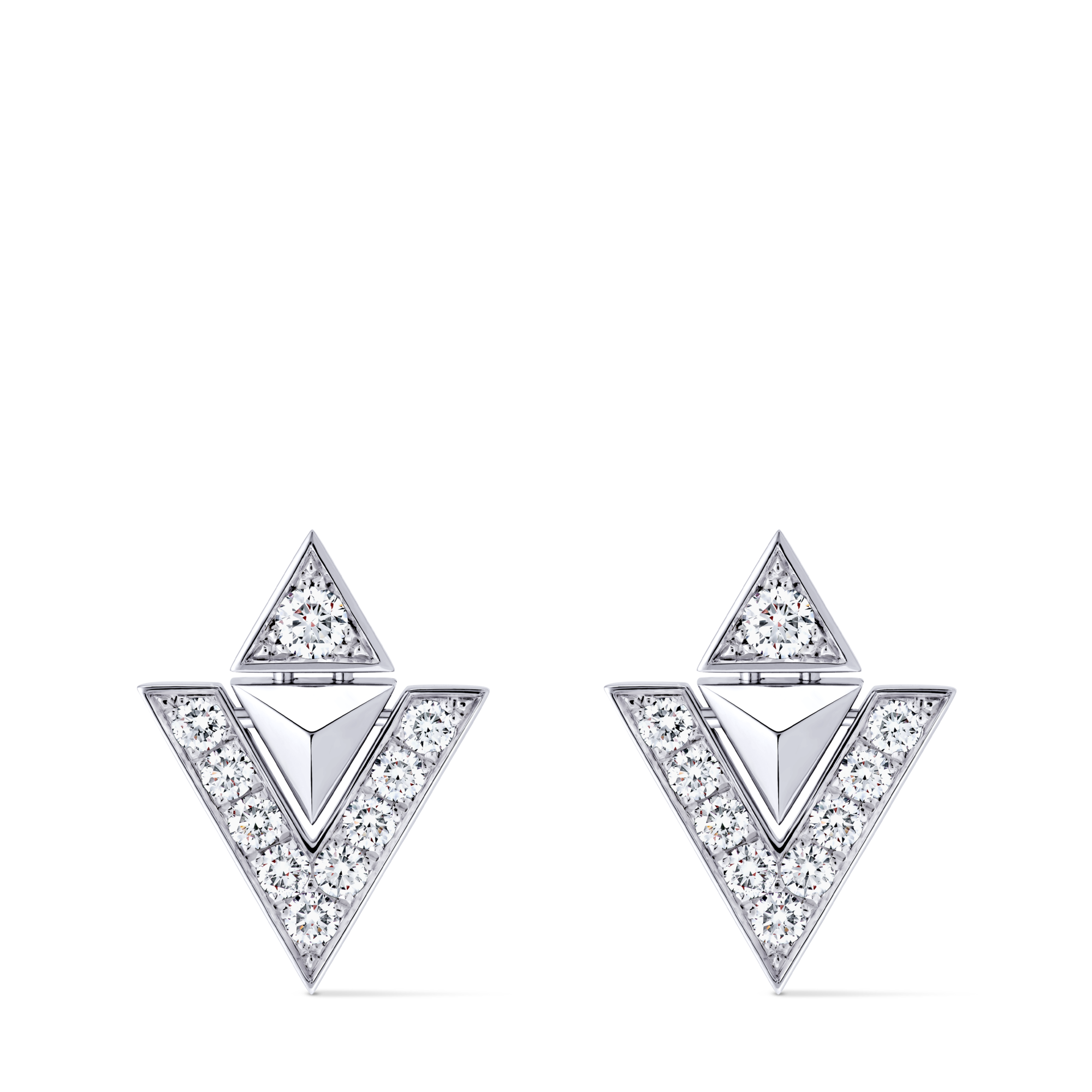 Pendientes Pure V de oro blanco y diamantes  Joyería Categorías Pendientes | LOUIS VUITTON (Zoom de producto)