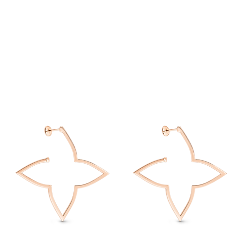 Pendientes XL Ombre Blossom de oro rosa y diamantes Joyería Categorías Pendientes | LOUIS VUITTON (Zoom de producto)