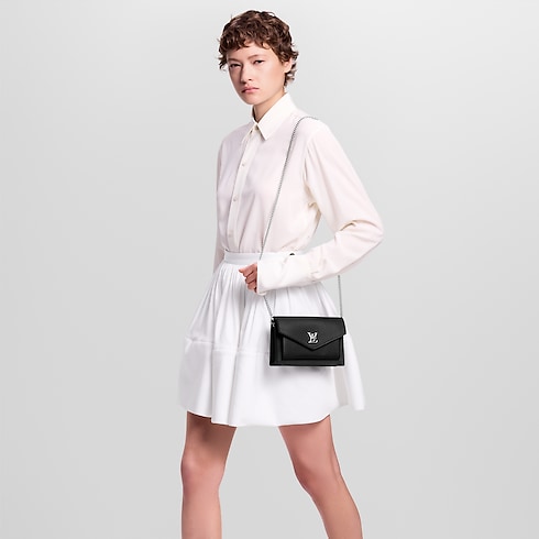 Pochette Mylockme Chain Piel Lockme Mujer Carteras y pequeña marroquinería Todas las carteras y pequeña marroquinería | LOUIS VUITTON (Zoom de producto)