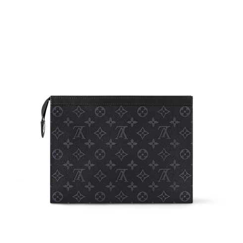 Pochette Voyage MM Monogram Eclipse Hombre Carteras y pequeña marroquinería Todas las carteras y pequeña marroquinería | LOUIS VUITTON (Zoom de producto)