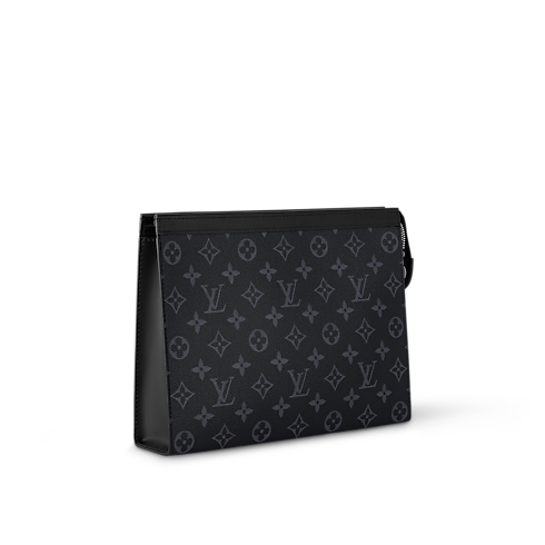 Pochette Voyage MM Monogram Eclipse Hombre Carteras y pequeña marroquinería Todas las carteras y pequeña marroquinería | LOUIS VUITTON (Zoom de producto)