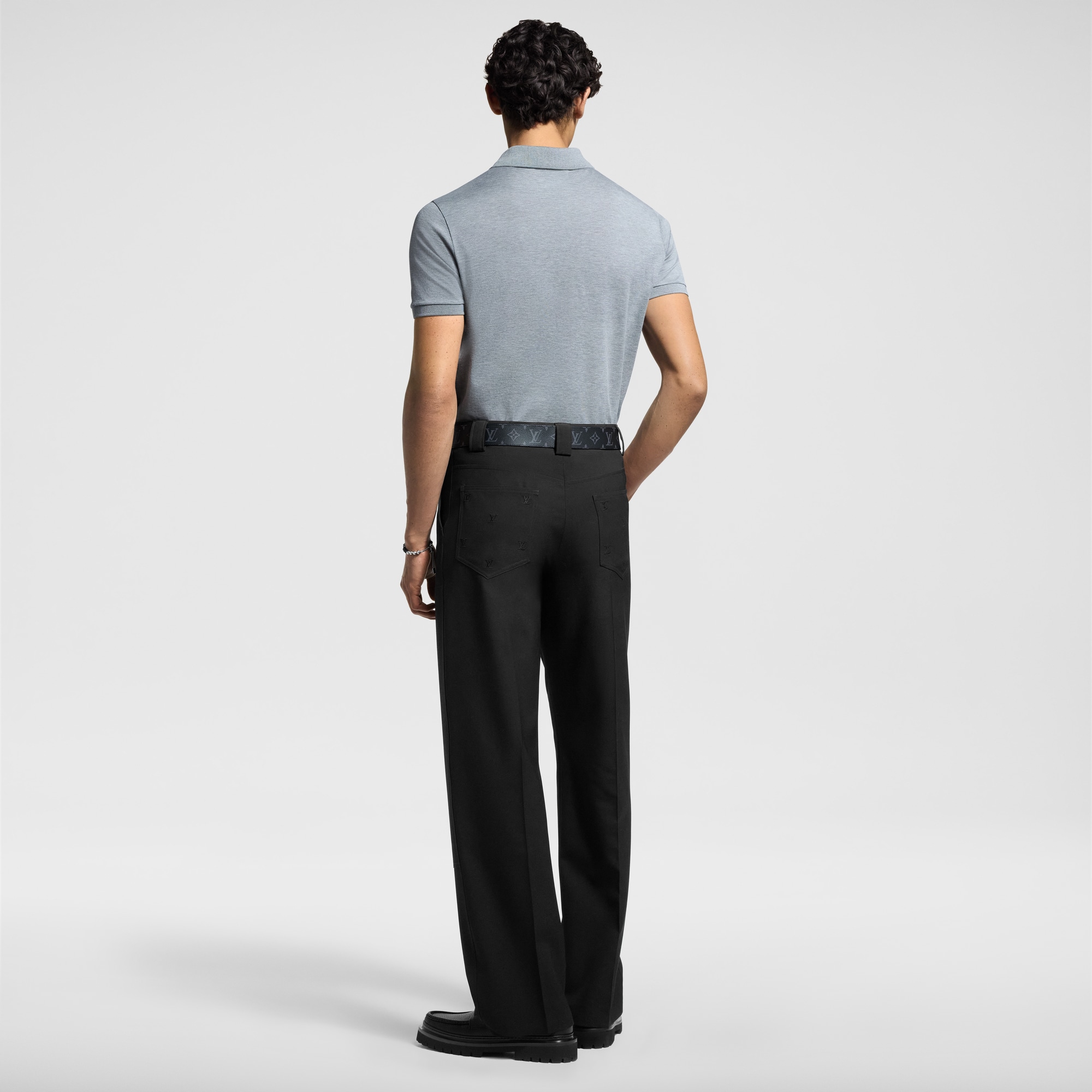Polo clásico de piqué  Hombre Prêt-à-Porter Camisetas y polos | LOUIS VUITTON (Zoom de producto)