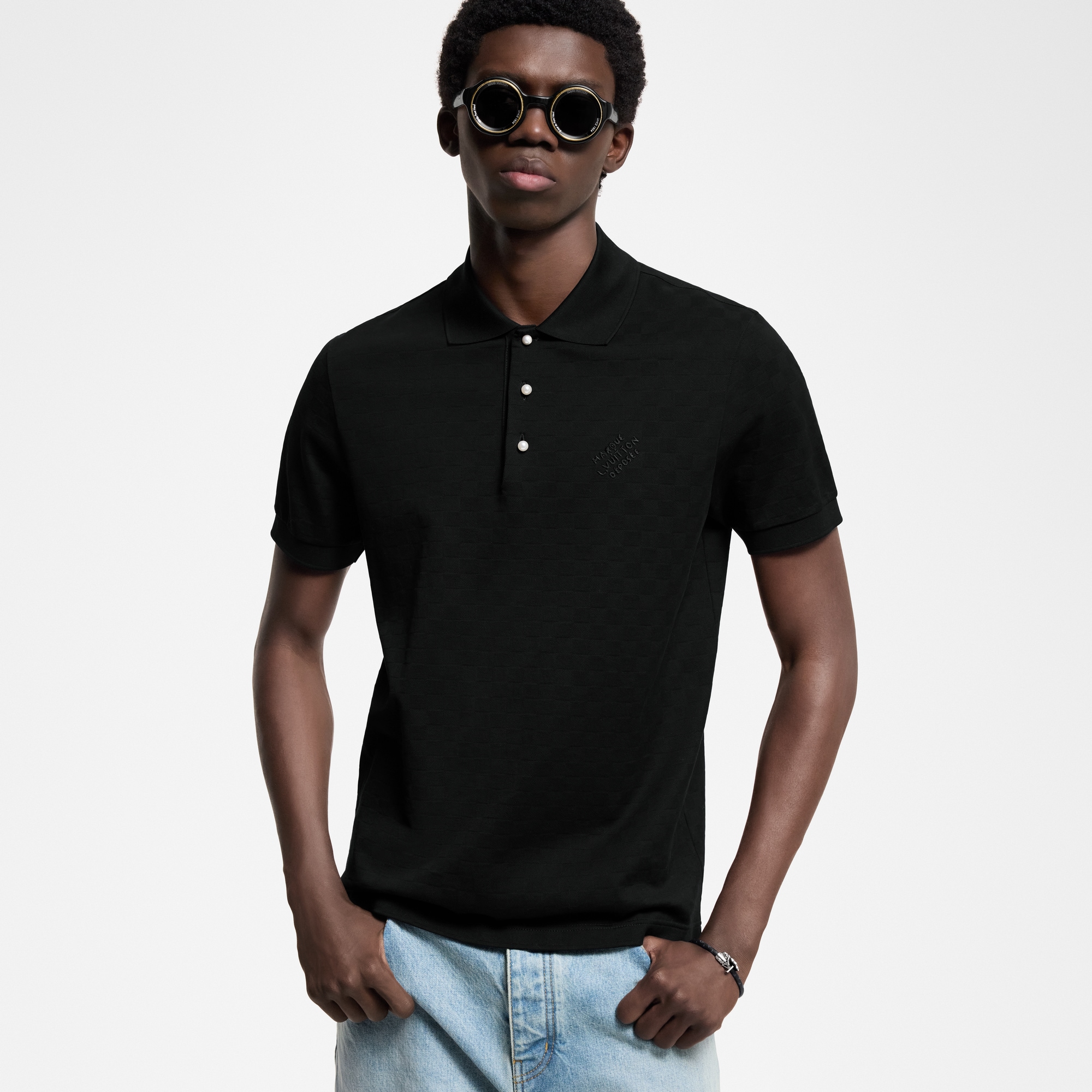 Polo Damier  Hombre Prêt-à-Porter Camisetas y polos | LOUIS VUITTON (Zoom de producto)