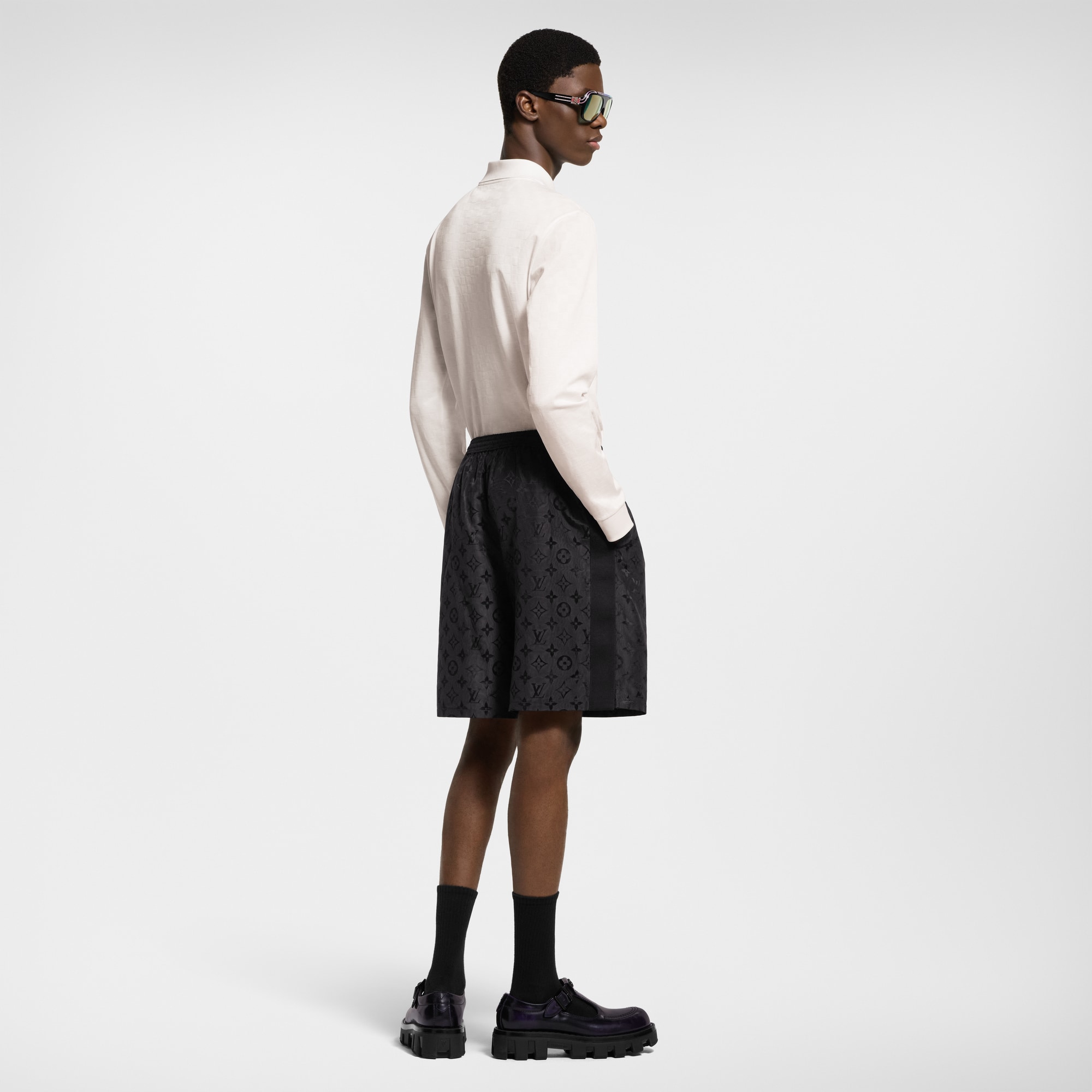 Polo Damier de manga larga  Hombre Prêt-à-Porter Todo Prêt-à-Porter | LOUIS VUITTON (Zoom de producto)