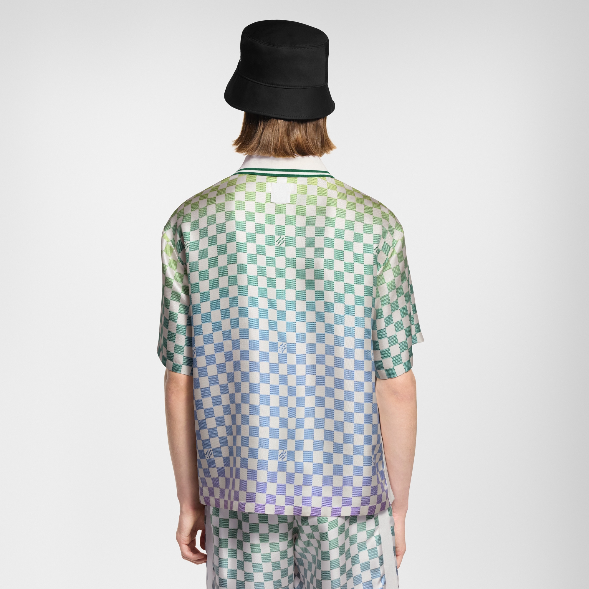 Polo Damier de seda  Hombre Prêt-à-Porter Camisas | LOUIS VUITTON (Zoom de producto)