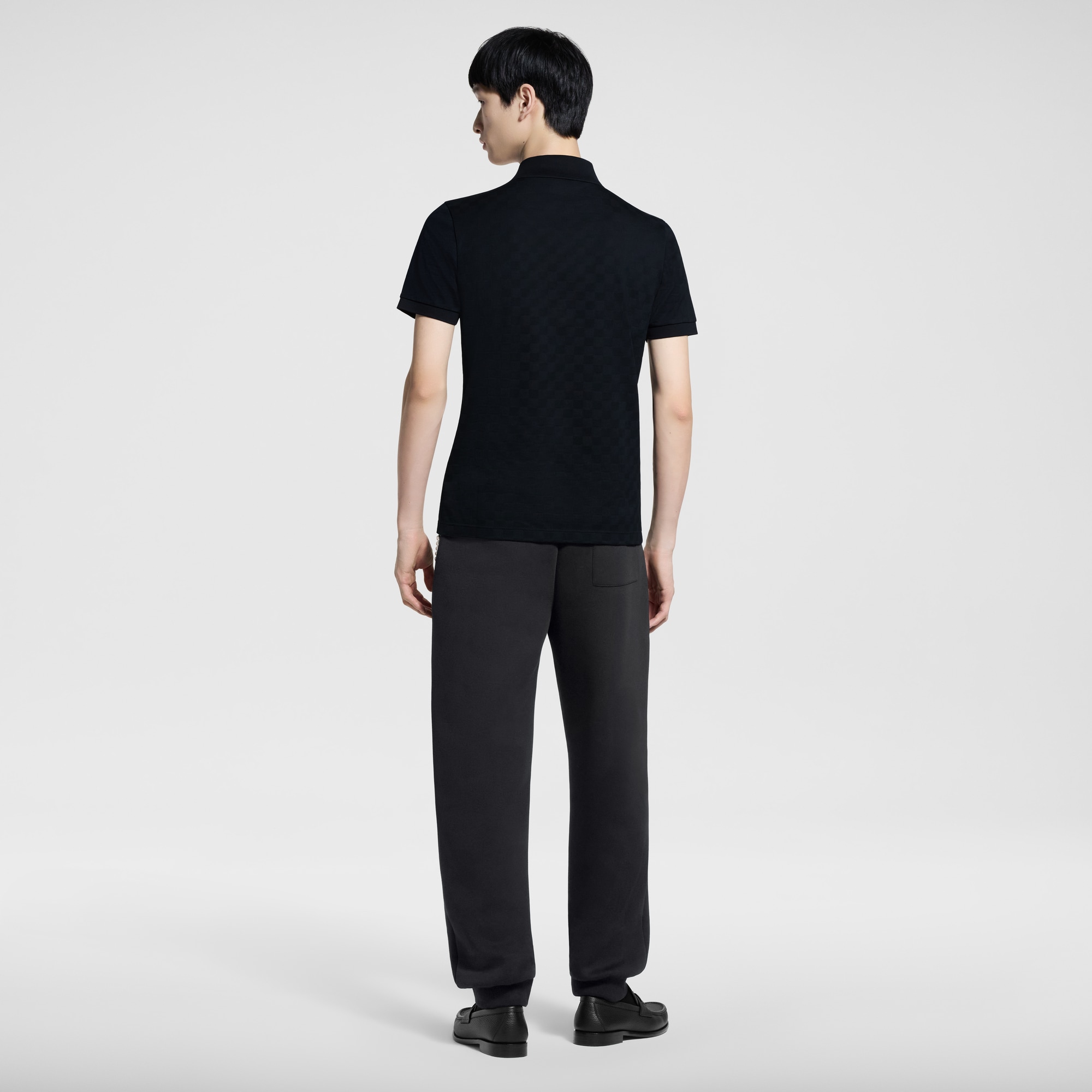 Polo Damier en piqué de algodón  Hombre Prêt-à-Porter Camisetas y polos | LOUIS VUITTON (Zoom de producto)