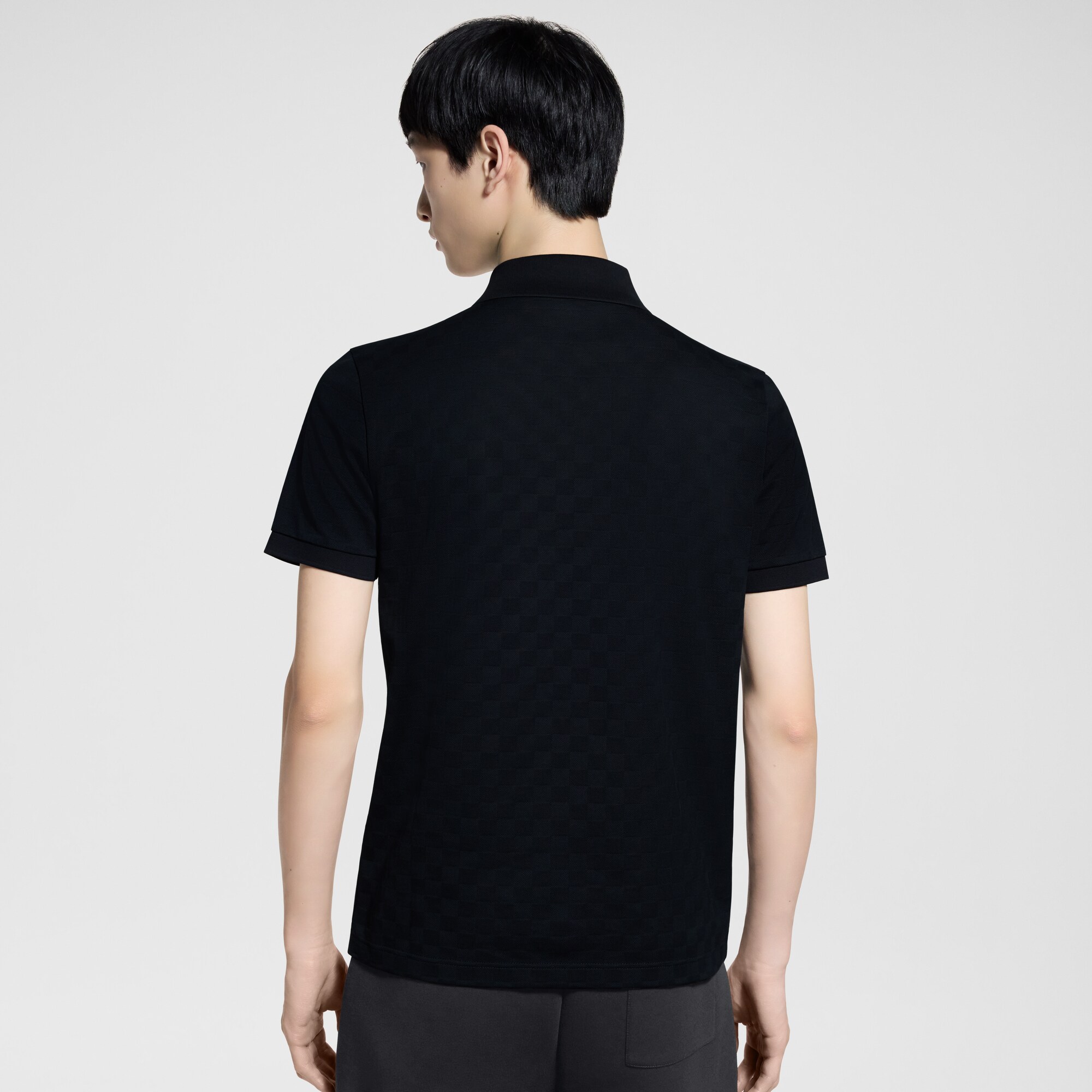 Polo Damier en piqué de algodón  Hombre Prêt-à-Porter Camisetas y polos | LOUIS VUITTON (Zoom de producto)