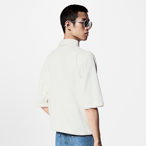 Polo de manga corta en mezcla de algodón Hombre Prêt-à-Porter Camisetas y polos | LOUIS VUITTON (Zoom de producto)