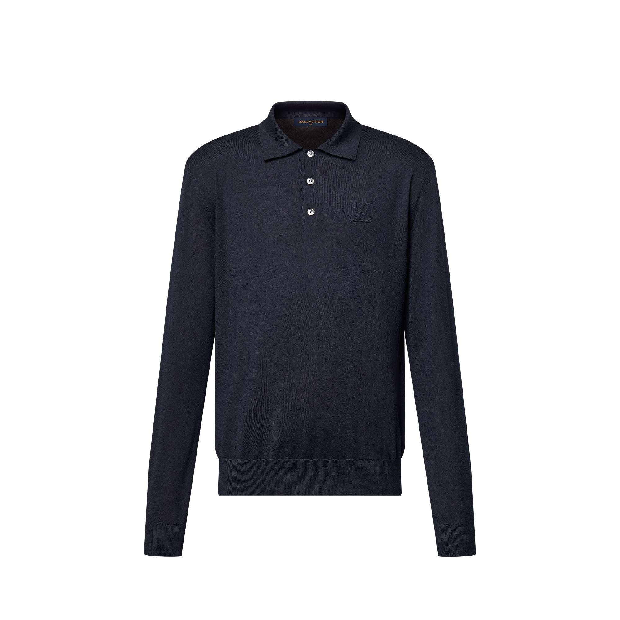 Polo de manga larga en cachemir  Hombre Prêt-à-Porter Camisetas y polos | LOUIS VUITTON (Zoom de producto)