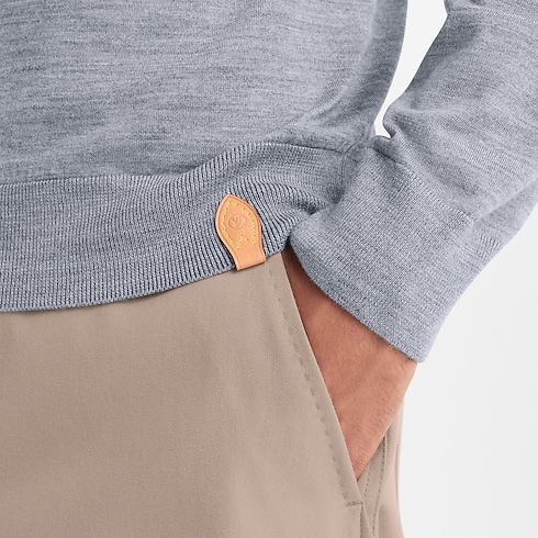 Polo de manga larga en lana, seda y cachemir Hombre Prêt-à-Porter Todo Prêt-à-Porter | LOUIS VUITTON (Zoom de producto)