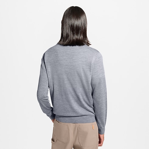 Polo de manga larga en lana, seda y cachemir Hombre Prêt-à-Porter Todo Prêt-à-Porter | LOUIS VUITTON (Zoom de producto)