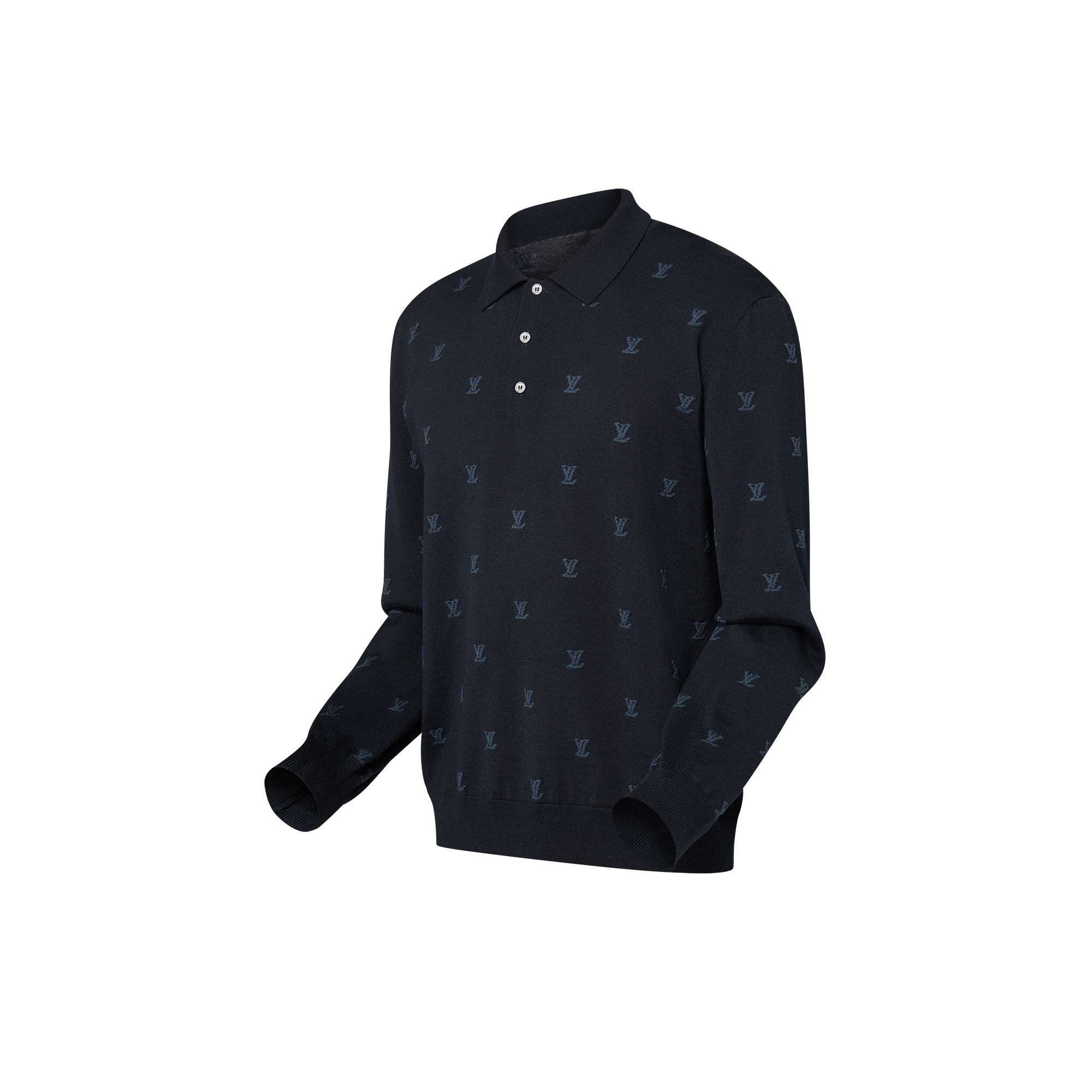 Polo de manga larga LV Blason  Hombre Prêt-à-Porter Todo Prêt-à-Porter | LOUIS VUITTON (Zoom de producto)
