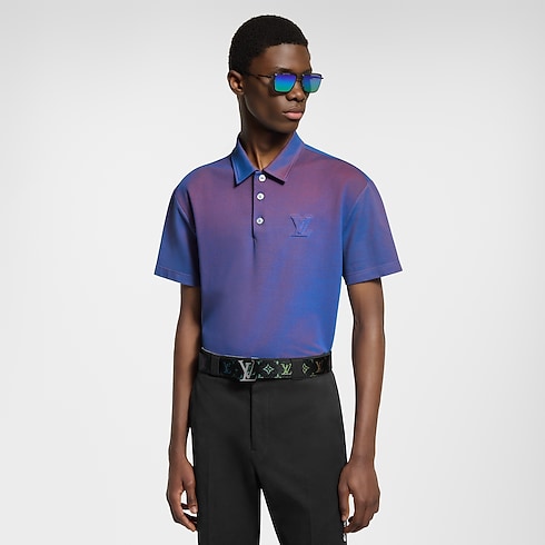 Polo de piqué iridiscente Hombre Prêt-à-Porter Todo Prêt-à-Porter | LOUIS VUITTON (Zoom de producto)