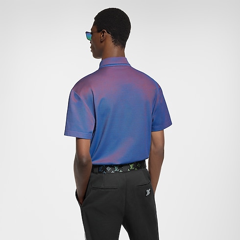 Polo de piqué iridiscente Hombre Prêt-à-Porter Todo Prêt-à-Porter | LOUIS VUITTON (Zoom de producto)