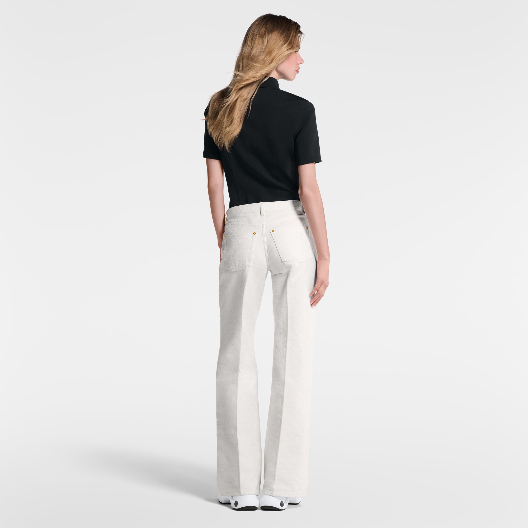 Polo de punto técnico  Mujer Prêt-à-Porter Tops | LOUIS VUITTON (Zoom de producto)