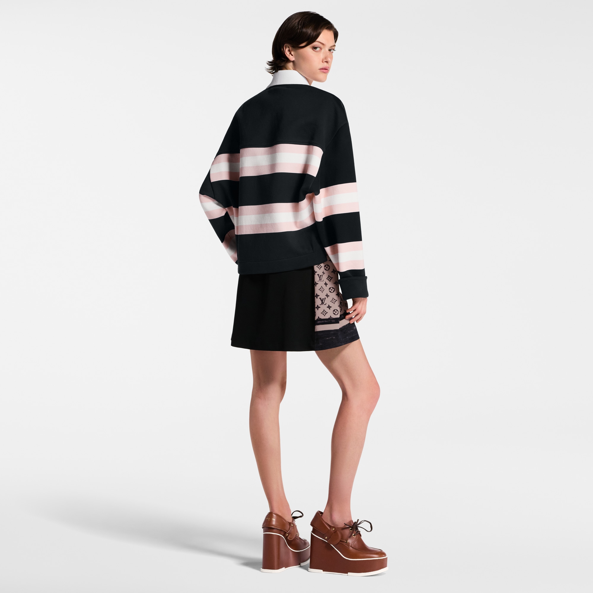 Polo de rayas gruesas  Mujer Prêt-à-Porter Tops | LOUIS VUITTON (Zoom de producto)