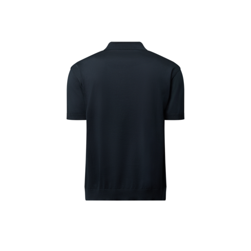 Polo en mezcla de algodón y seda Hombre Prêt-à-Porter Camisas | LOUIS VUITTON (Zoom de producto)