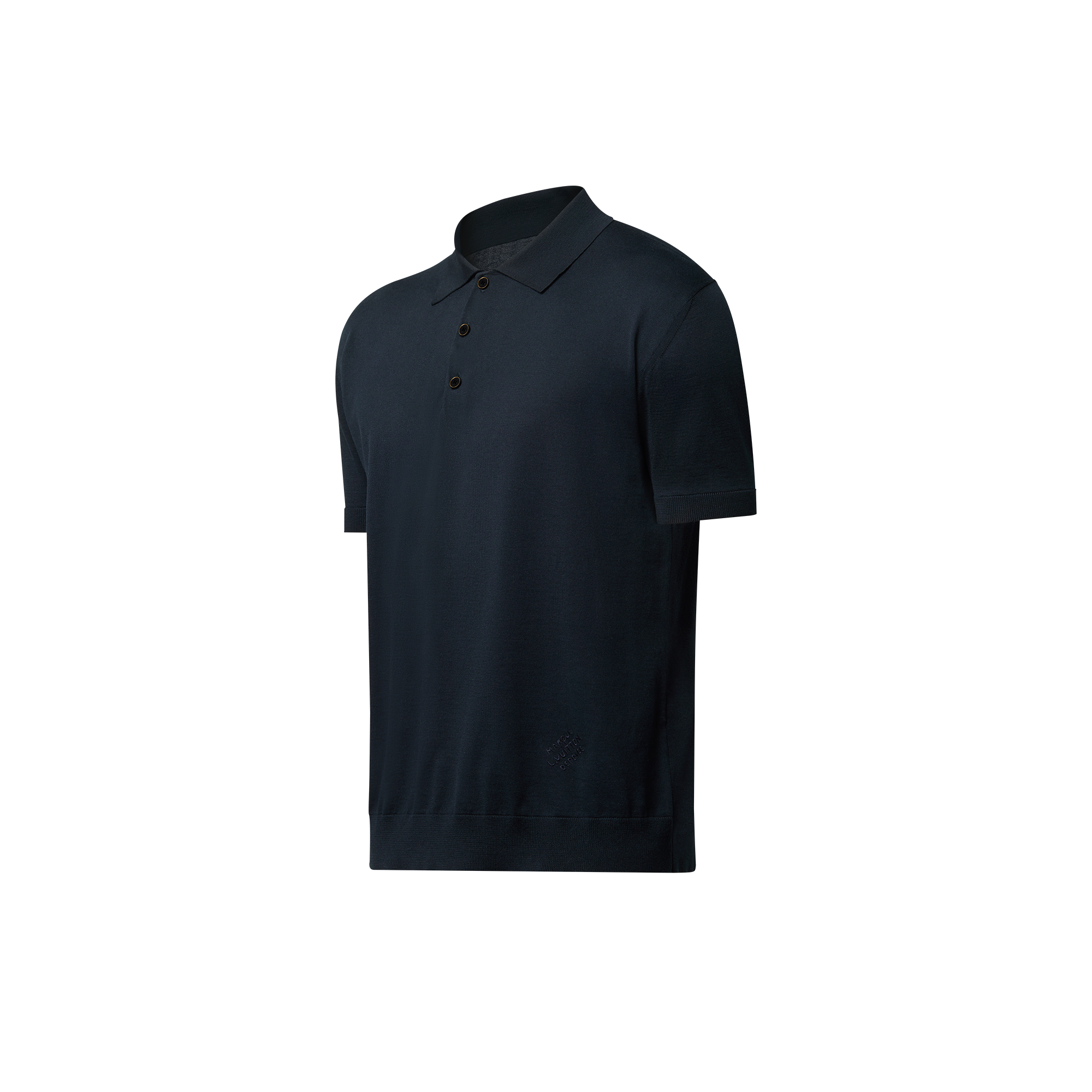 Polo en mezcla de algodón y seda  Hombre Prêt-à-Porter Camisas | LOUIS VUITTON (Zoom de producto)