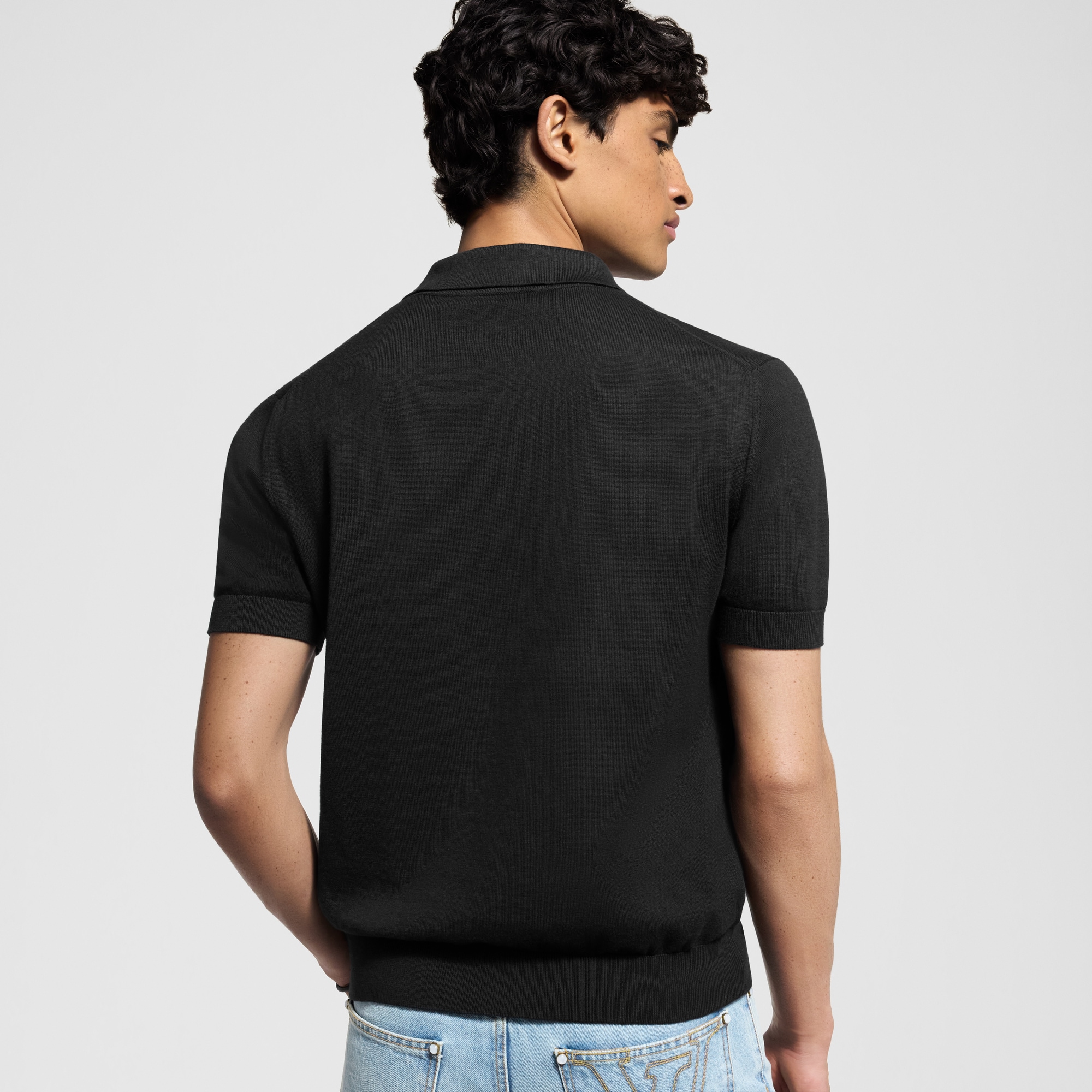 Polo en mezcla de cachemir y algodón  Hombre Prêt-à-Porter Camisetas y polos | LOUIS VUITTON (Zoom de producto)