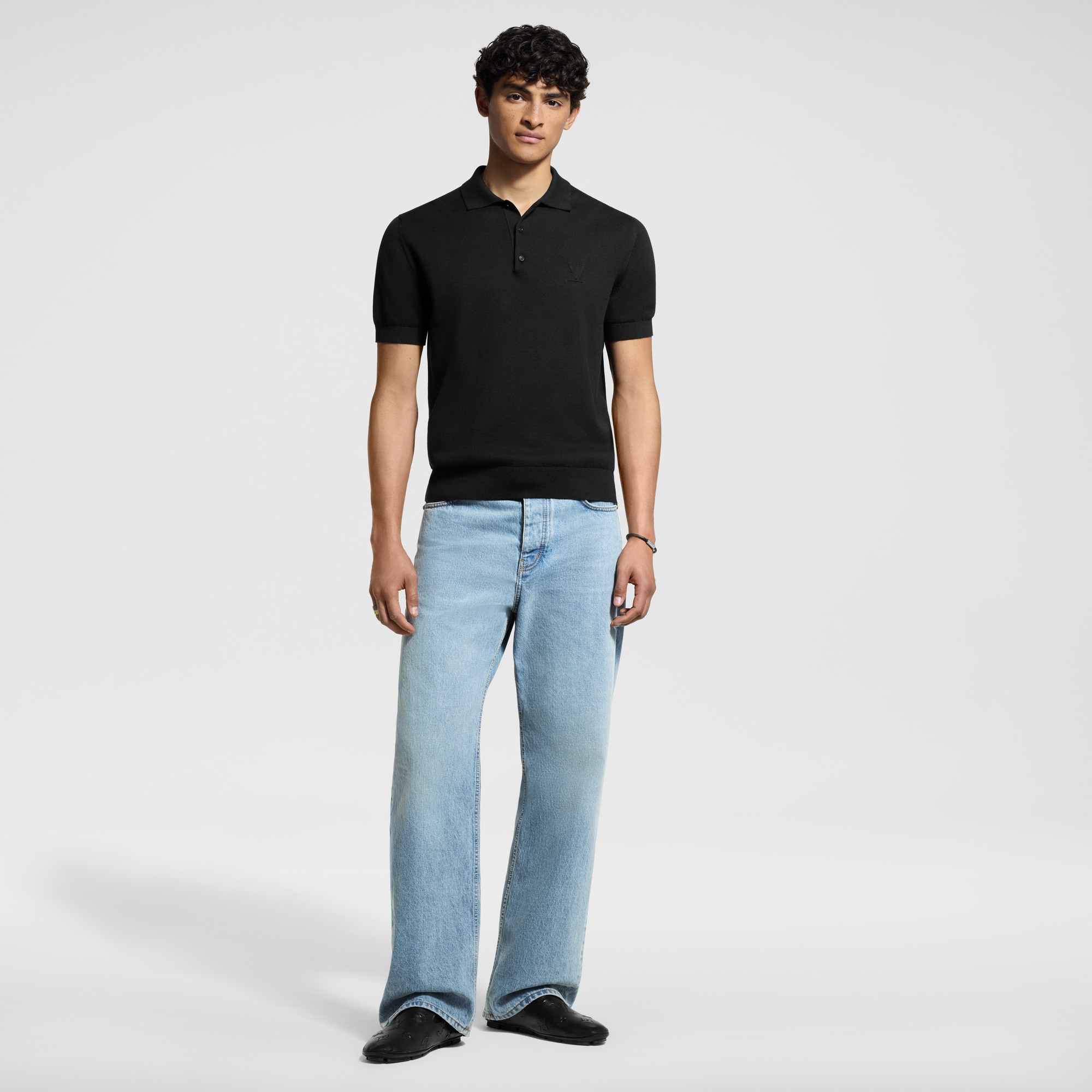 Polo en mezcla de cachemir y algodón  Hombre Prêt-à-Porter Camisetas y polos | LOUIS VUITTON (Zoom de producto)