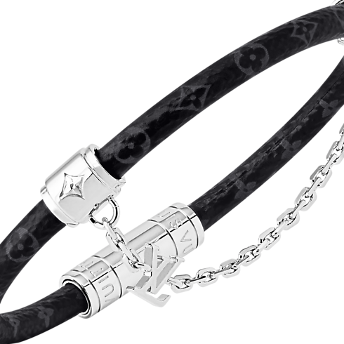 Pulsera Chain It Lona Monogram Eclipse Hombre Joyería Pulseras | LOUIS VUITTON (Zoom de producto)