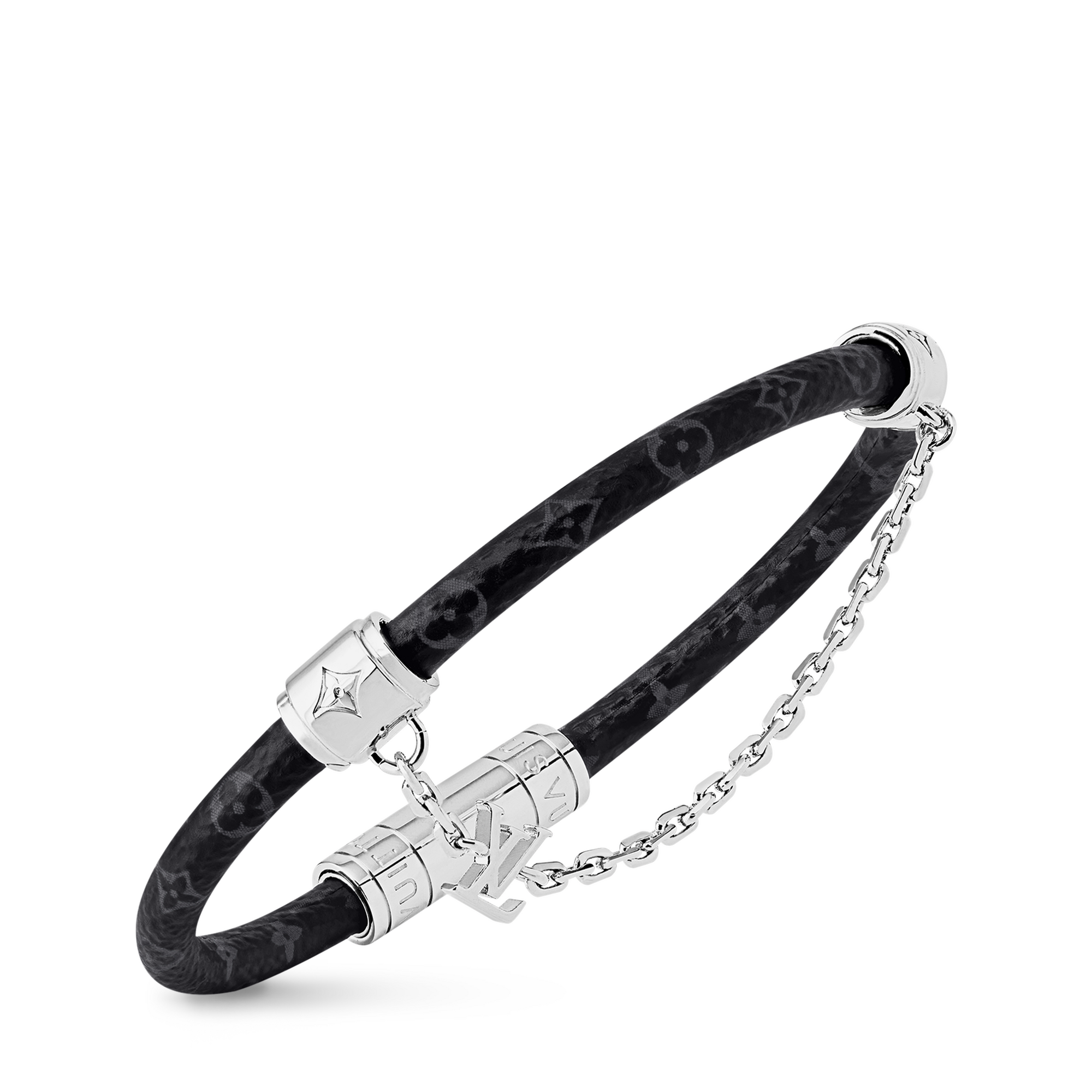 Pulsera Chain It Lona Monogram Eclipse Hombre Joyería Pulseras | LOUIS VUITTON (Zoom de producto)
