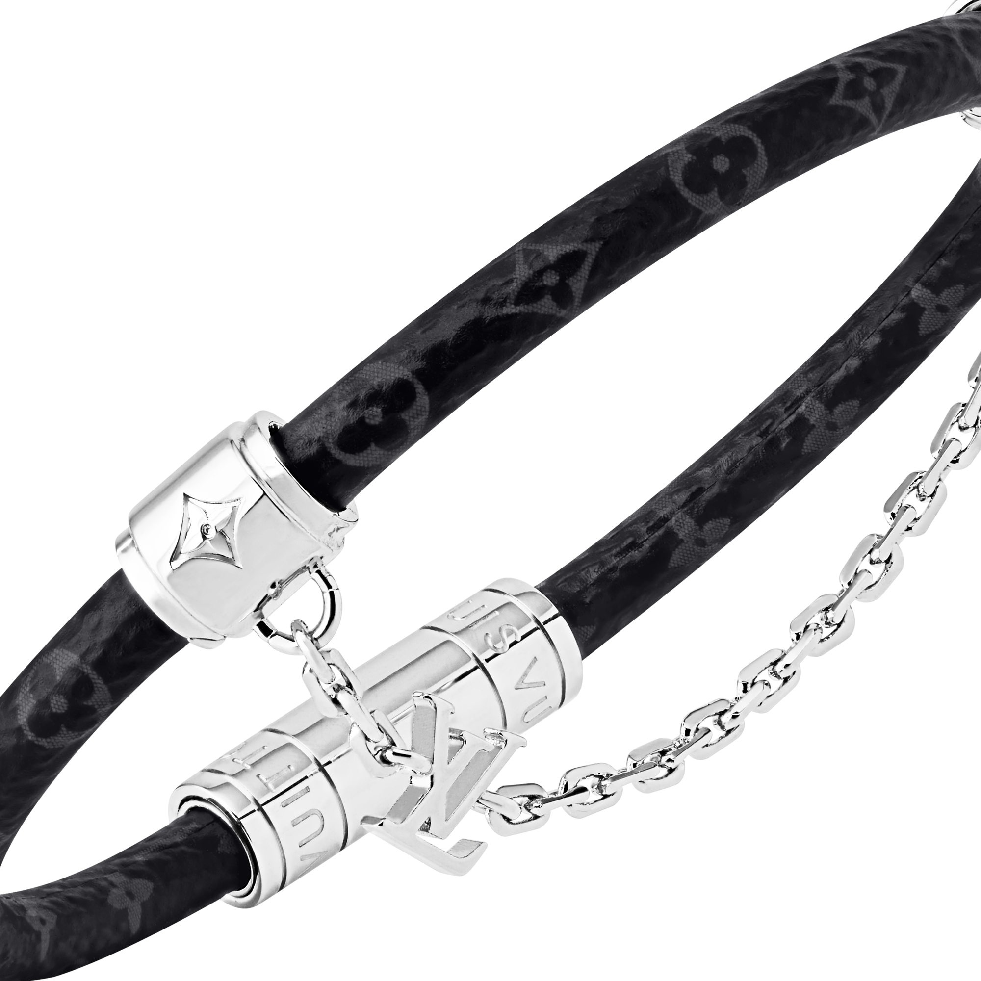 Pulsera Chain It Lona Monogram Eclipse Hombre Joyería Pulseras | LOUIS VUITTON (Zoom de producto)